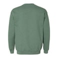 thumbnail image 4 of Men Multi Colors Crewneck Sweatshirt Men Crewneck Color Heather Sport Dark Green 3X-Large Size, 4 of 5