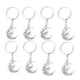 thumbnail image 2 of Key Chain Alloy Pendant Keyring alloy key Woman Key Holder Decor Key Ring Party Wedding Gift, D1002-Mon, 2 of 7