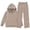 j-248Khaki68, variant on HAYIMI Cozy Hoodie Sweatpants Set For Kids Hooded Sweatshirt And Jogger Tracksuit In Mid/Big Kids Sizes Boys And Girls Casual Athleisure Outfit Sets For School Or Play Breathable Clothes Sets