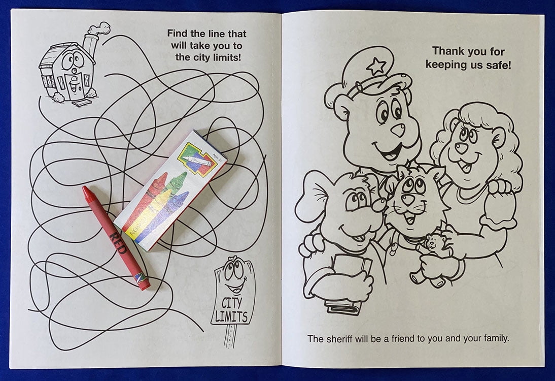 ZoCo: 25-Pack - Your Sheriff is Your Friend - Coloring & Activity Book Set