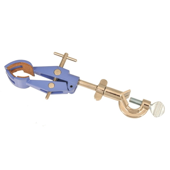 Eisco Labs Clamp Retort, 4 Prong, Cork Lined with Boss Head - Rods up to 15mm, Objects up to 90mm