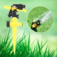 thumbnail image 3 of Lawn Sprinkler 360 Rotating Rasensprenger Water Sprayer 26 41ft Spray Diameter Double Water Inlet Sprinkler Irrigation Tool, 3 of 7