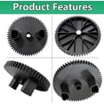 thumbnail image 4 of 2 Packs R-2280 42-In John D-eere Brinly-Hardy STS Lawn Sweeper 60-Tooth Gears, 4 of 9