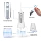 thumbnail image 3 of Limpiador de dientes inalámbrico con 3 modos, 5 chorros, irrigador bucal dental recargable, resistente al agua, para aparatos ortopédicos de viaje a casa (negro), 3 of 5