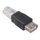 thumbnail image 4 of Kuymtek Convertidor de cable de red LAN Ethernet USB tipo A hembra a RJ45 macho (2 piezas) Kuymtek Componentes de la computadora, 4 of 6