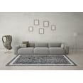thumbnail image 3 of Ahgly Company Indoor Square Abstract Gray Modern Area Rugs, 7' Square, 3 of 4