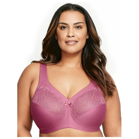 

Glamorise Full Figure Plus Size MagicLift Natural Shape Support Bra Wirefree #1010