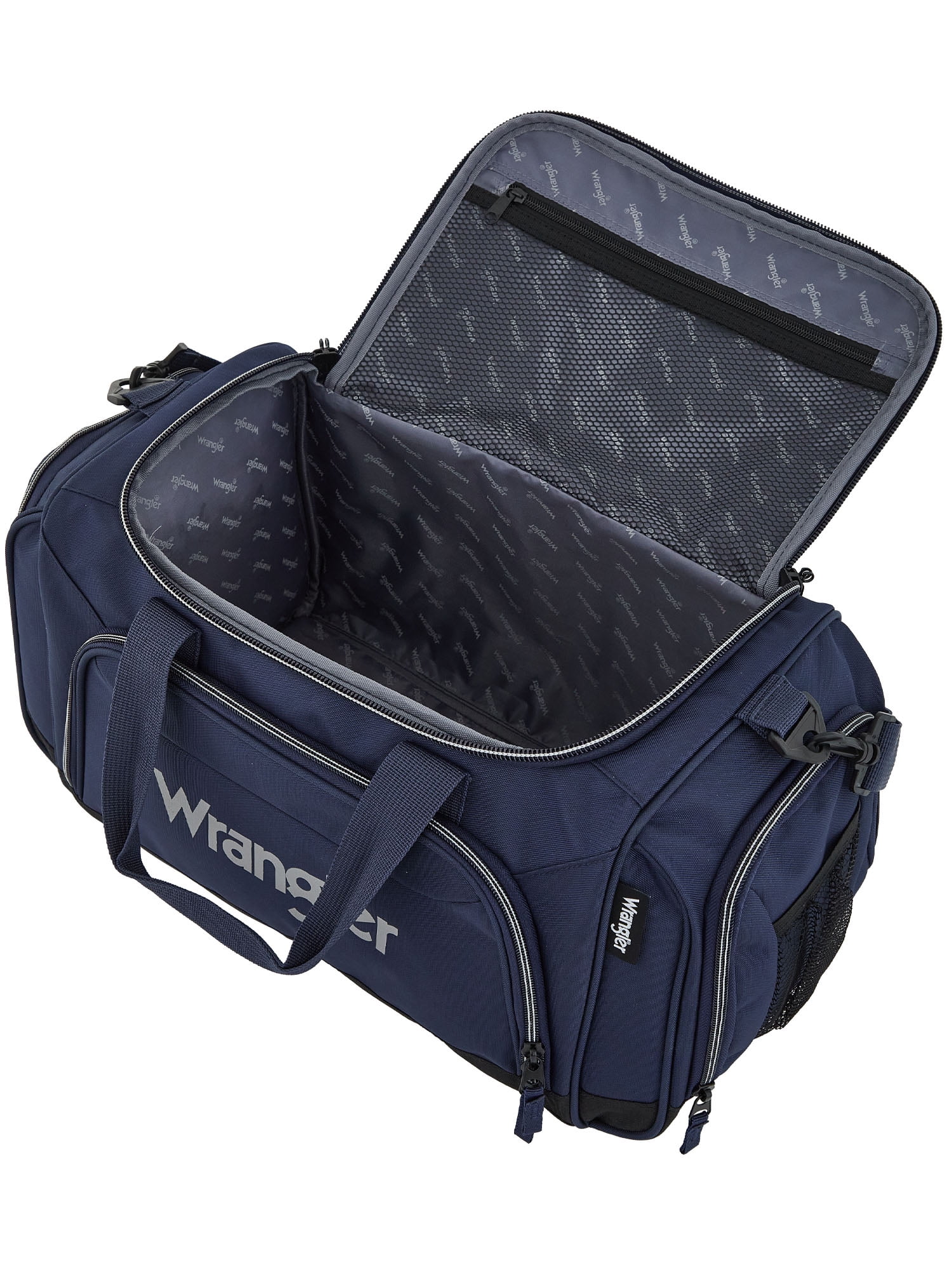 Wrangler Small 20" Sport & Travel Duffel Bag with Water Bottle Holder - Navy