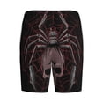 thumbnail image 5 of Naloa Spider with Skull Men's Short Pajama Pants, Lounge Comfort Shorts with Elasticized Waistband and Side Pockets - 4X-Large, 5 of 9