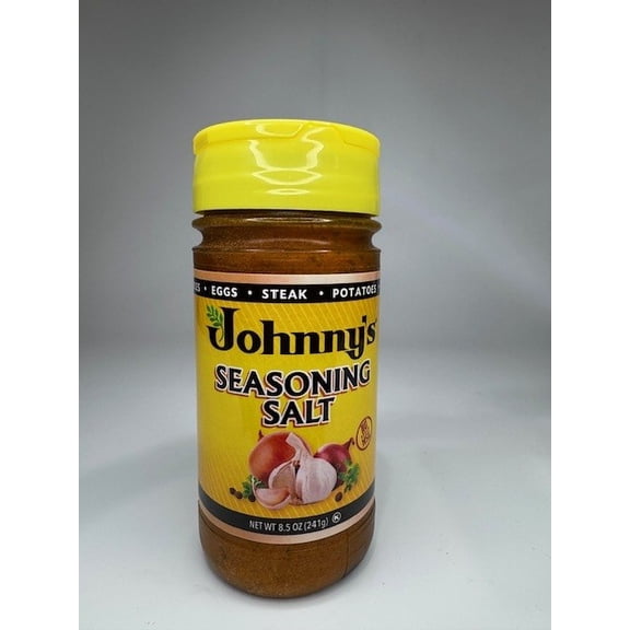 Johnny’s Seasoning Salt, All-Purpose Savory Spice Blend for Meat, Vegetables & Cooking, No MSG, Gluten Free - 8.5 oz