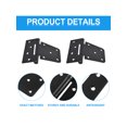 thumbnail image 1 of Hinge for Door 3pcs Practical T-Shape Hinge Durable Door Hinges Multifunctional Metal Hinge, 1 of 6