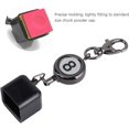thumbnail image 3 of Billiards Snooker Pool Cue Chalk Holder, Snooker Cue Chalk Box with Retractable Key Ring for Billiard Cue Snooker Accessory, 3 of 5