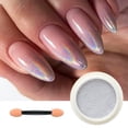 thumbnail image 2 of Polvo metálico holográfico para uñas, purpurina sólida con efecto láser de espejo, polvo cromado para frotar, pigmento brillante, accesorios de decoración, LF01-07, 2 of 4