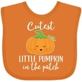 thumbnail image 3 of Inktastic Halloween Cutest Little Pumpkin in the Patch Boys or Girls Baby Bib, 3 of 4