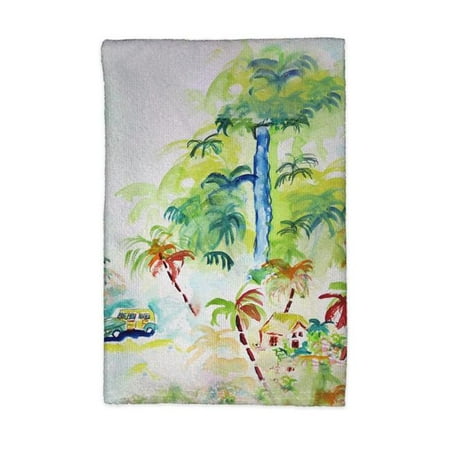 

Betsydrake KT821 16 x 25 in. Colorful Palms Kitchen Towel