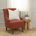 thumbnail image 2 of Rizzy Home Ivory/ Silver 20"X20" Geometric Woven Poly Filled Throw Pillow, 2 of 5