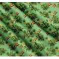 thumbnail image 3 of Soimoi Cotton Poplin Fabric Leaves,Floral & Pineapple Fruits Decor Fabric Printed Yard 56 Inch Wide, 3 of 7