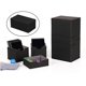 thumbnail image 5 of Cajas de colección multifunción para tarjetas coleccionables, organizador de 3 cajones para fútbol, baloncesto, hockey, tarjetas deportivas, tarjetas de juego y colección de cupones Negro, 5 of 8