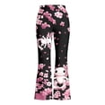 thumbnail image 3 of Tiijoy Girls High Waisted Flared Pants Cute Stretchy Pull On Pants Trousers, Sizes 1-14, 3 of 3