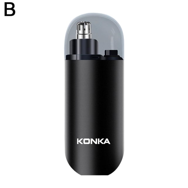 Safe Nose Hair Trimmer with Type-C Charging - Compact Design, Non-Snagging Blades