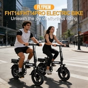 Electric Bike for Adults, 500W Motor, 20 MPH Max Speed Folding Ebike, 14 Electric Bicycles, Max 30 Miles Range (Pedal Assist Mode), Mini E Bikes