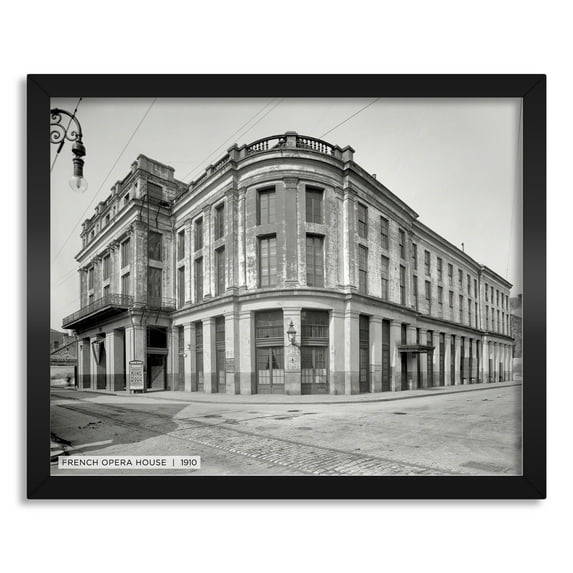 Second Story Collection, New Orleans 16x20 Straight Fit Framed Canvas