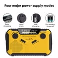 thumbnail image 3 of Ovzne Disaster Prevention And Weather Solar Power Generation Emergency Radio With Mobile Power Outdoor Portable On Clearance, 3 of 4