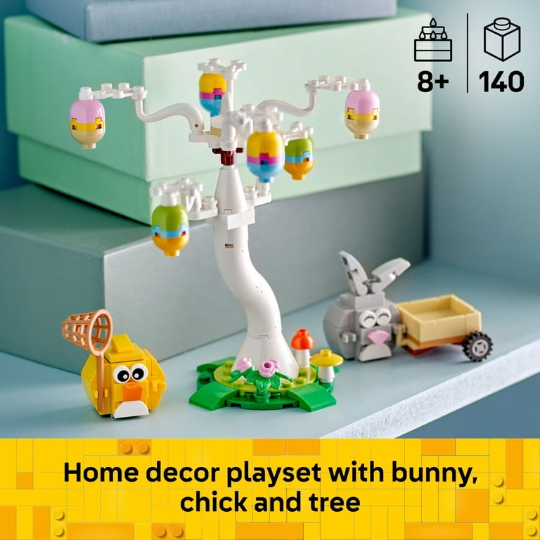 LEGO, Easter Bunny and Chick Egg Hunt Building Toy, 40808, 140