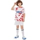 thumbnail image 1 of bolognifi Camiseta de fútbol for niños, camiseta de la Copa Europea/América, conjunto de pantalones cortos deportivos de fútbol for niños y niñas, 1 of 3