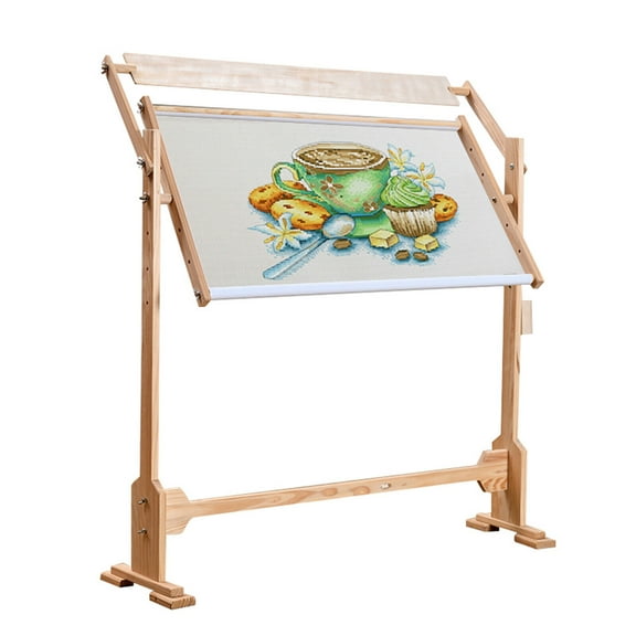 TFCFL Adjustable Embroidery Frame Stand Hoop Cross Stitch Sewing Needlework Rack DIY Floor Stand