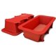 thumbnail image 1 of Bread and Loaf Pan Set of 2 Red, Nonstick, Commercial Grade, Flexible, 1 of 5
