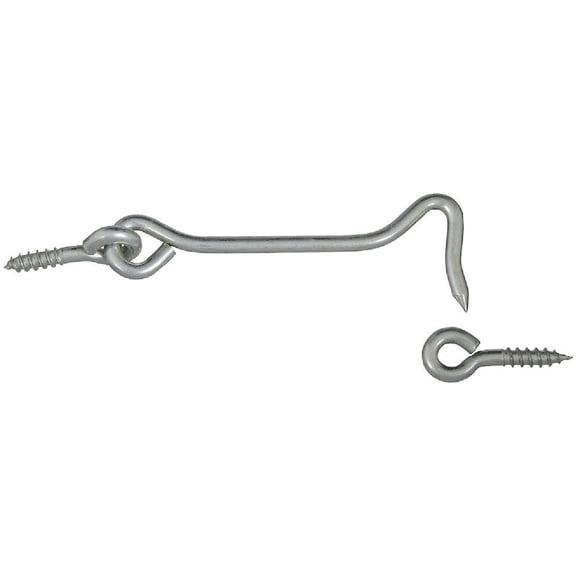 National Hardware N226-373 V2000 Hooks and Eye in Zinc plated,4 Inch