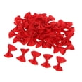 thumbnail image 4 of 50 Uds cinta de satén lazos manualidades decoración de fiesta decoración artificial tarjeta de boda álbum de recortes regalo de  5 红色 Baoblaze Arcos de cinta hechos a mano, 4 of 7