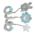thumbnail image 2 of M Buder Juguete Colgante para Cochecito de Bebé Sonajero en Espiral de Felpa Suave Interactivo para Cuna y Asiento de Coche, Desarrollo Sensorial, Gris, 2 of 9