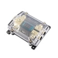 thumbnail image 4 of Portafusibles universal para coche, 100 A, LED, digital, 1 entrada y 2 salidas, amplificador de audio., 4 of 14