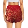 thumbnail image 2 of Lsque Merry Christmas Printed Women's Running Shorts with Liner Pockets,Elastic Quick Dry Workout Athletic Gym Yoga Shorts,Womens High Waist Shorts-XX-Large, 2 of 9