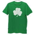 thumbnail image 2 of Irish Green Shamrock T-Shirt Vintage Style Distressed Heather St Patricks Day Ireland Pride Irish Green, Medium, 2 of 4
