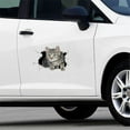 thumbnail image 5 of 2PCS 3D Cat Stickers to Cover Scratch Repair Car Sticker Vinyl Exterior Decoration Decal for Auto,Jeep Laptop Bumper Window Wall(Curious Cat), 5 of 5