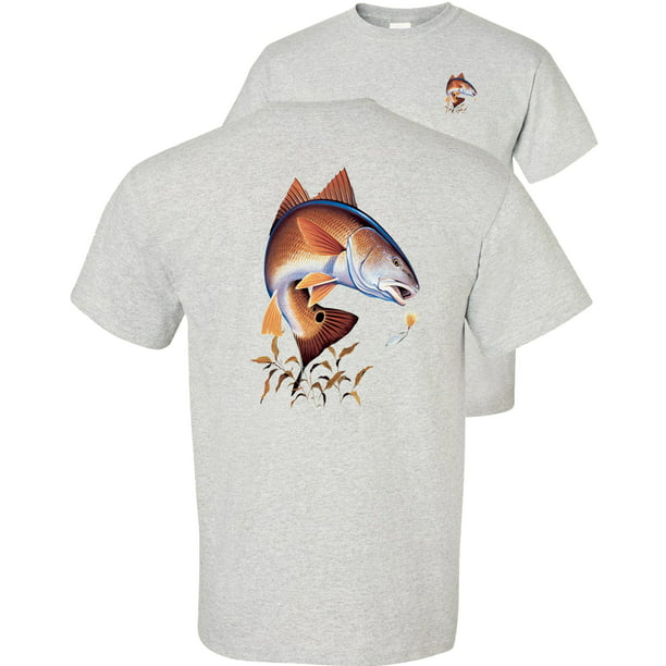 Fair Game - Redfish T-Shirt Going for Lure Fishing - Walmart.com ...