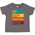 thumbnail image 3 of Inktastic Geocacher Adventure Eat Sleep Geocaching Repeat Boys or Girls Toddler T-Shirt, 3 of 5