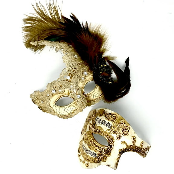 Couple Masquerade Masks Men Women Venetian Halloween Mardi Gras Cosplay Costume Ball Wedding Graduation Party Mask