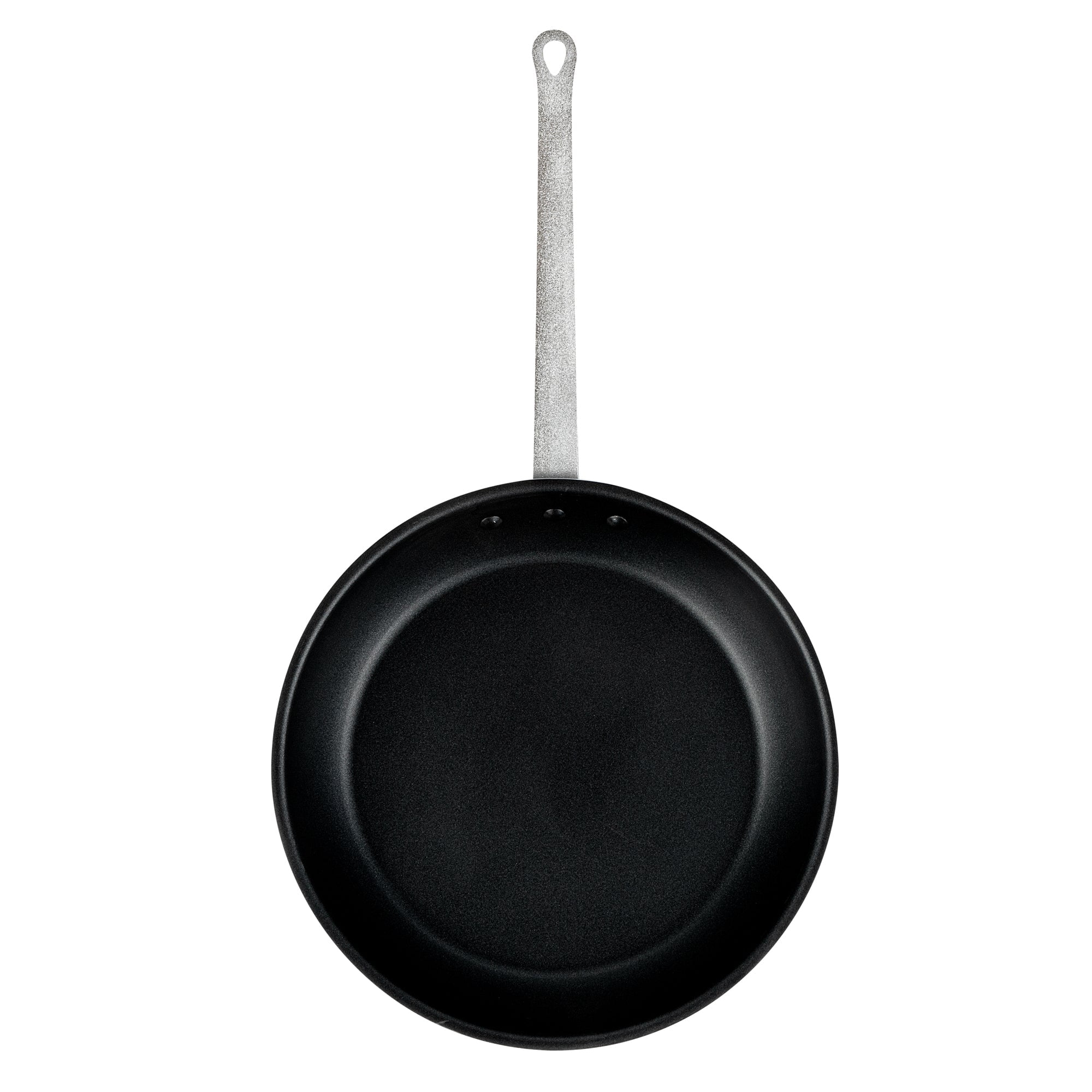 Restaurantware-Met Lux 14 Inch Fry Pan, 1 No-Stick Frying Pan - Induction-Ready, Triple-Riveted, Black Aluminum Cooking Skillet, Durable, For Searing, Sautéing, And Browning Food
