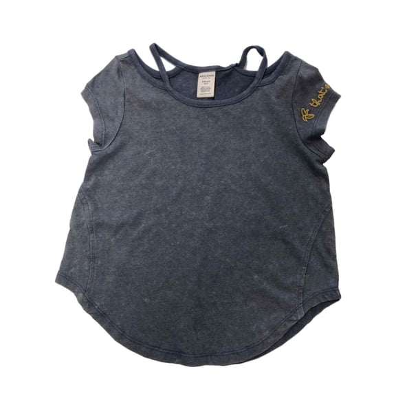 Girls Blue That's Bananas T-Shirt Tee Shirt Top XXS 4-5