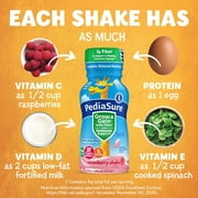 (4 pack) PediaSure Grow & Gain with Fiber & Immune Support, Strawberry, 8-fl-oz Bottle, Pack of 6