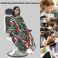 thumbnail image 5 of Mexico-America-Flag Barber Salon Hair Cutting Cape with Adjustable Closure Hairdressing Haircut Capes 55x66 In, 5 of 7