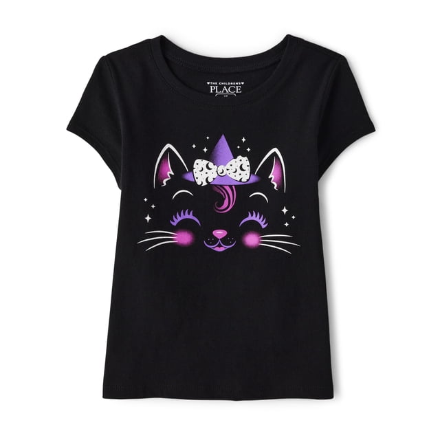 Camiseta The Children's Place Halloween negra de 12 a 18 meses