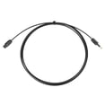 thumbnail image 1 of 2M Mini 3.5mm Plug Digital Optical Audio Cable SPDIF Optical Fiber Line,1 x Audio Optical Fiber Line,Black, 1 of 8