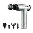 thumbnail image 2 of TRAKK Deep Tissue Handheld Massage Gun w/ 4 Speeds & Attachments, Silver, 2 of 8