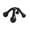 Black, variant on Deeply Tissue Therapys Ergonomic Grip Full Body Massagers For Targeted Muscle Relaxation