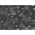 thumbnail image 1 of Ahgly Company Indoor Rectangle Patterned Charcoal Black Area Rugs, 6' x 9', 1 of 6